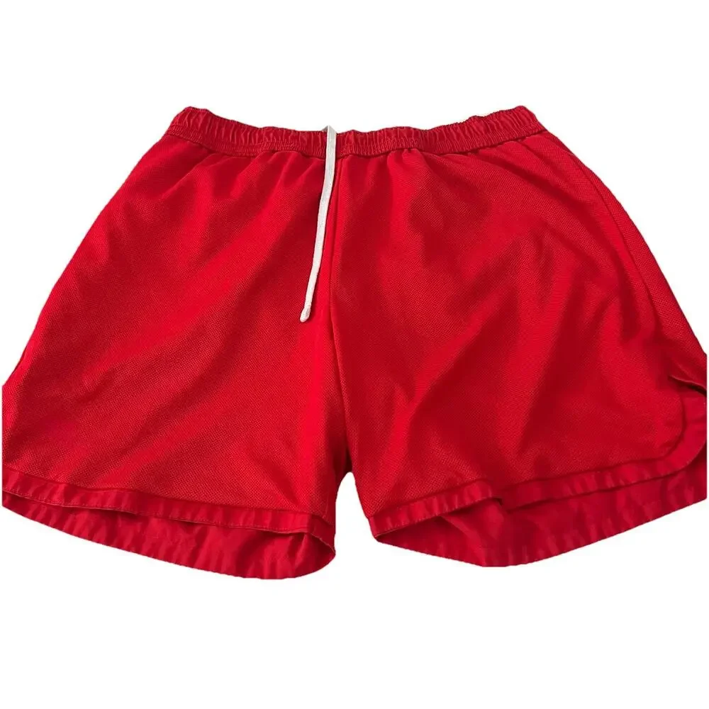 Nike Essentials Flow Nylon Lined Shorts Red Mens Size XL Extra Large DM6829-657
